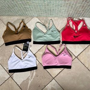 Nike sports bras, all are size small